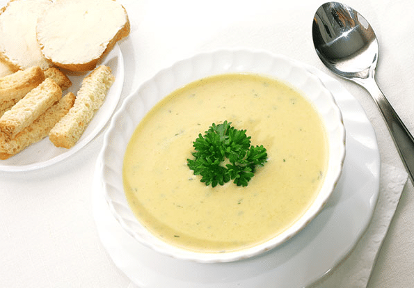 Сырный суп пюре