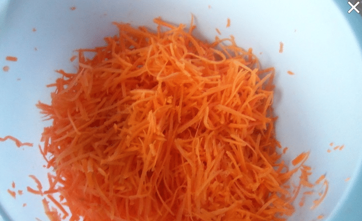 Морковь на корейской терке